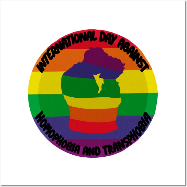 image International​ day​ against homophobia and​ Transphobia rainbow A rainbow of love and acceptance Wall Art by TamxngTa